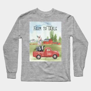 Farm Animal Family A Long Sleeve T-Shirt